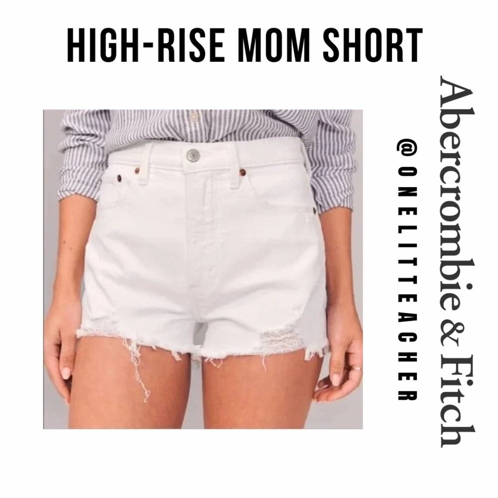 Abercrombie High Rise Mom Short